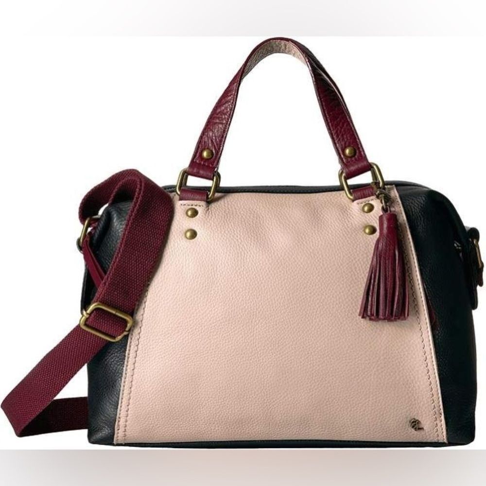 Elliott Luca “Corina” Satchel Colorblock Leather NWOT